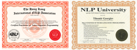 NLP专业执行师国际文凭班：文凭认证