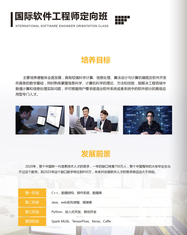 广东外语外贸大学继续教育学院国际软件工程师定向班